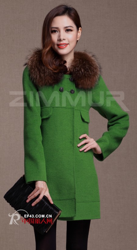ZIMMUR时尚女装冬季毛呢外套大推荐 打造恋恋冬季