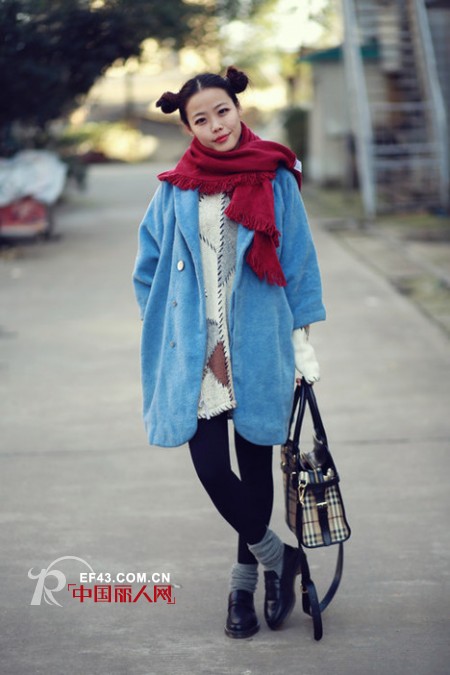 小围巾围出大气场 街拍达人教你这样搭