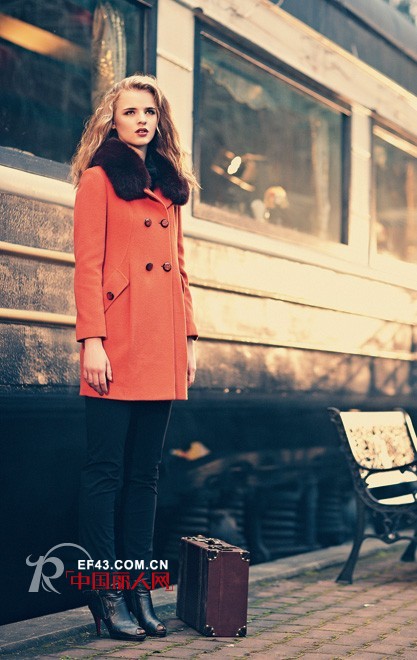 太和冬季轮廓大衣  添点毛领更奢华