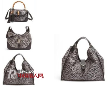 古驰2013早春马毛豹纹印花手袋系列