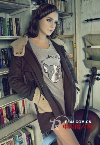 JUSTSANDRA女装可爱羊羔毛来帮忙