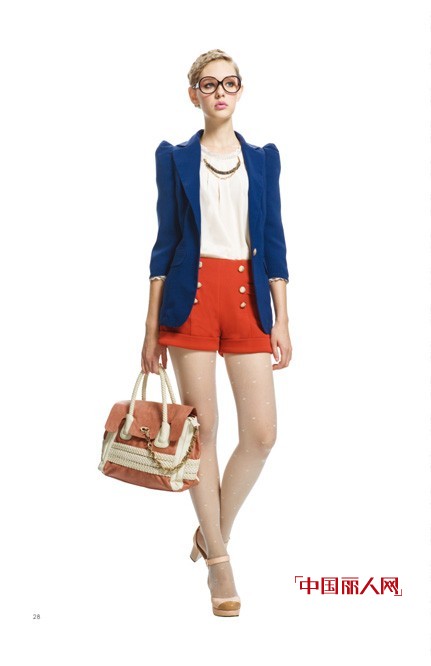 veilond女装宝蓝色单品 优雅贵族一整冬