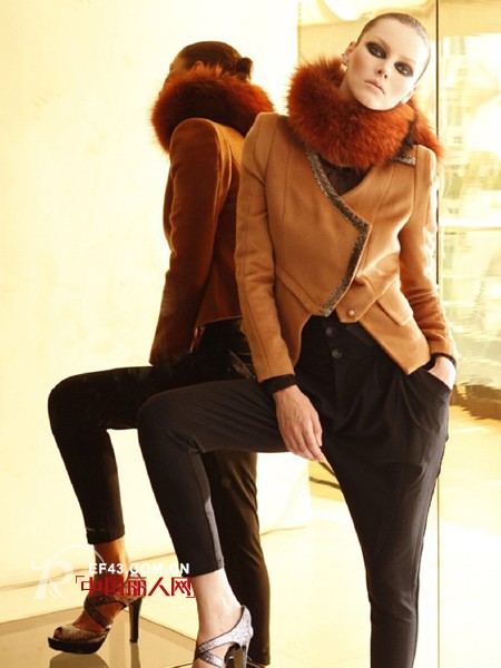 弗卡女装冬款 不规则设计诠释女性优雅高贵