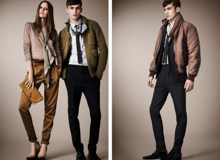 BurberryProrsum2013度假系列一方丝巾显柔情