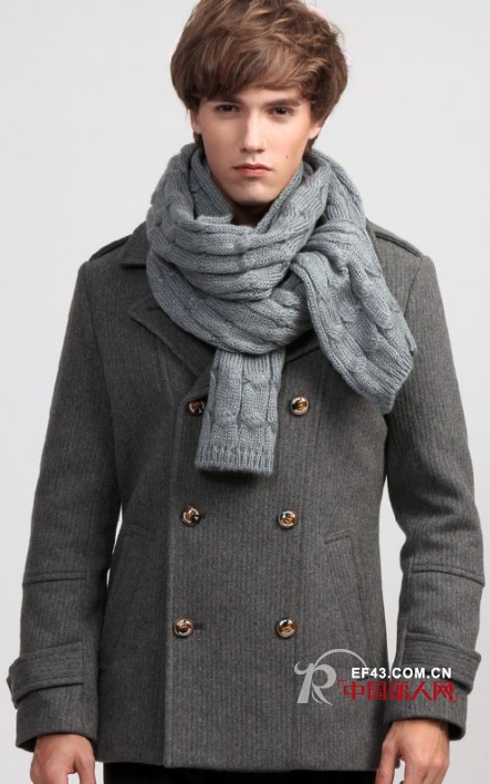 马克华菲男装 小围巾搭出大文章