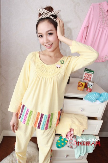 随尔美天然纤维内衣家居服系列 打造居家好女人