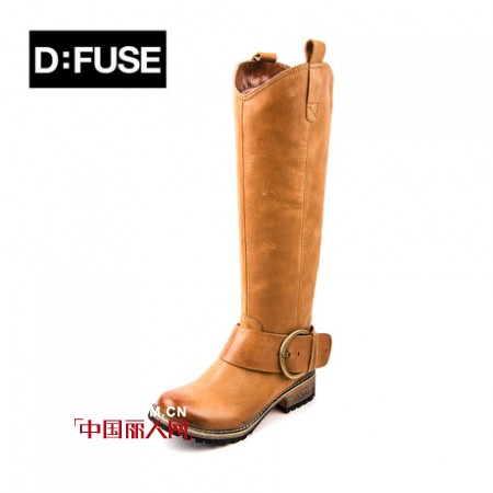 D:FUSE冬款中长靴穿出高挑好身材