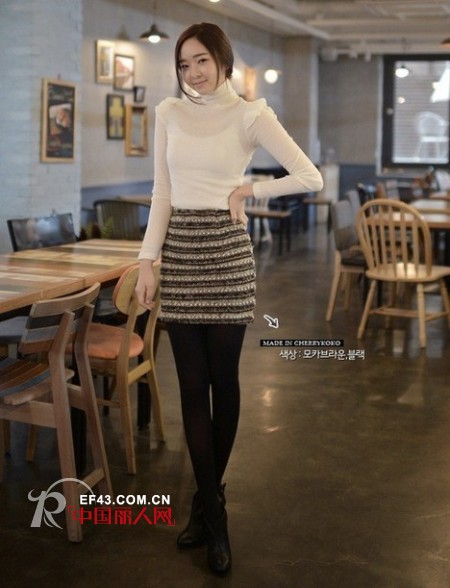 绝美内搭轻松驾驭多种场合 韩国Model教你冬季穿衣法则