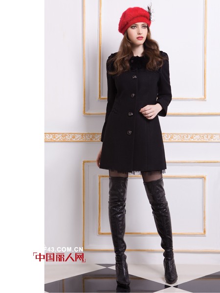 玛纬丝品牌女装 优雅毛呢展现女性风采