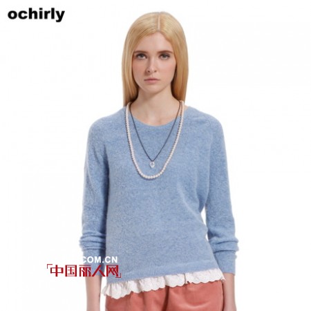 Ochirly潮流针织 紫兰韵致完美展现