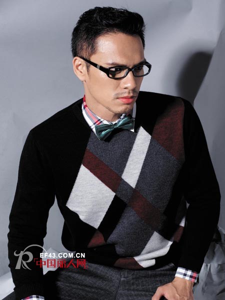 卡希斯伦男装 几何图案大战冬季街头