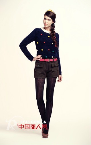 CC&DD冬装新款 绝妙针织衫色彩悦动