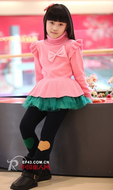 DEESHA时尚童装冬季毛衣 掩盖不住的美
