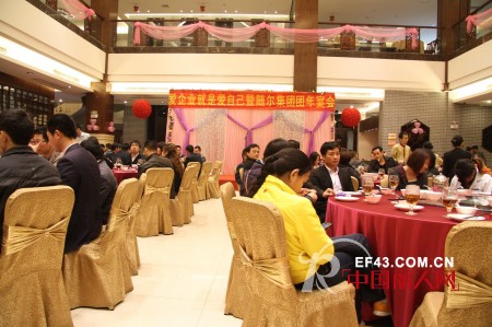 “爱企业就是爱自己”随尔美集团团年宴会盛大举行