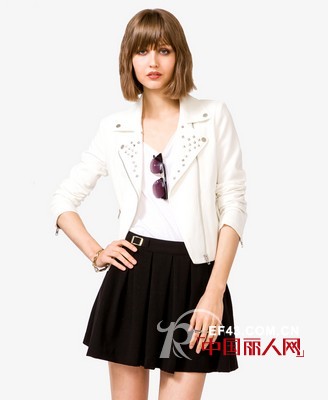 Forever21仿皮质系列机车摇滚风打造至IN装扮