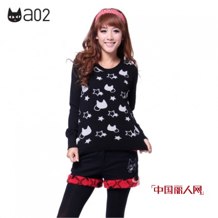 a02潮流少淑装 温暖针织伴你过春节