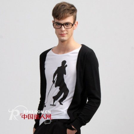 马克·华菲男装13年春款 轻薄针织演绎浓浓真情