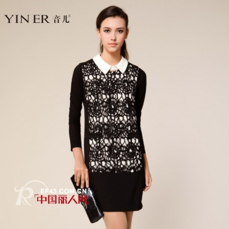 YINER品牌女装 极美连衣裙散发雅致女人味