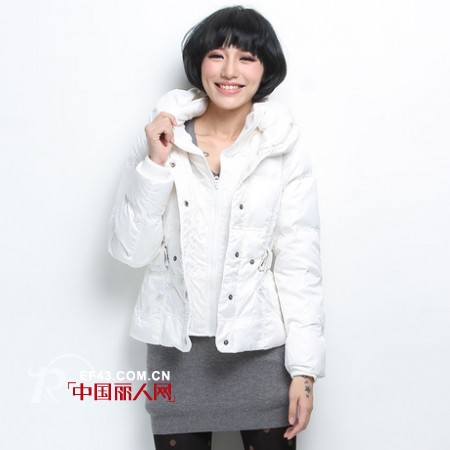 森马休闲服 冬季羽绒华丽色彩绽放