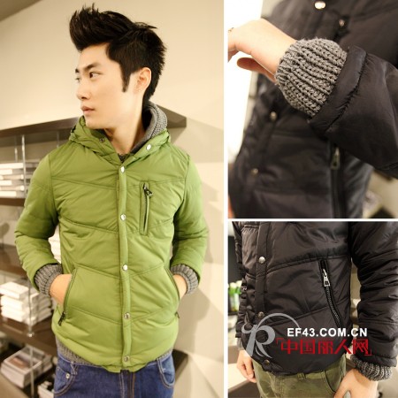 潮男活力都市风酷酷时尚寒冬棉衣