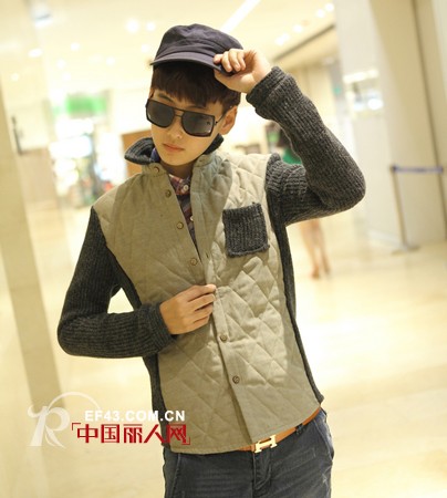 潮男活力都市风酷酷时尚寒冬棉衣