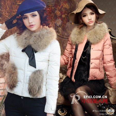 甜美显瘦新年羽绒服温馨来袭