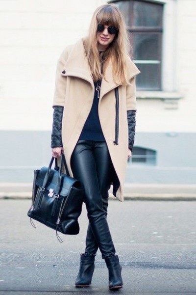 热门单品驼色及裸色大衣  简约设计穿出优雅气质