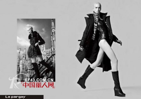 冬季温暖格调 La pargay冬季羽绒服的黑白魅力