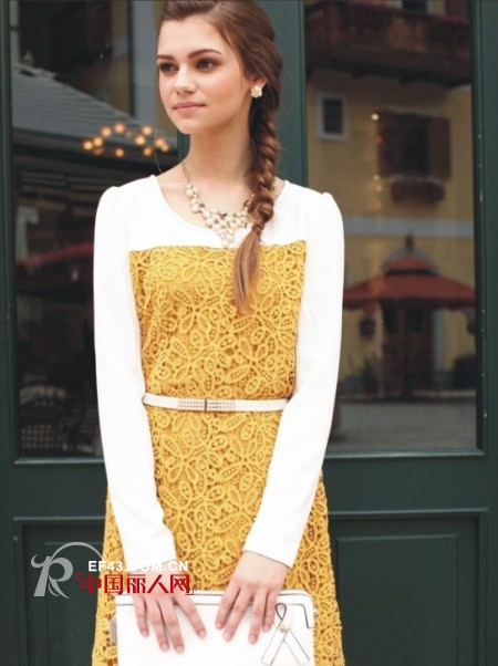 窈窕淑女甜美裙装 长袖连衣裙新款上市