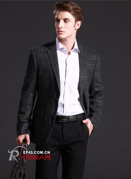 羊绒西装 男士秋季搭配的绝佳选择