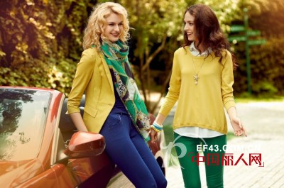 卓影秋冬流行—简约嫩黄色初秋时尚LOOK