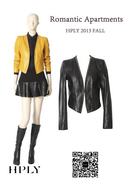 “衣周记” 荷比俪2013秋季新品皮衣推荐