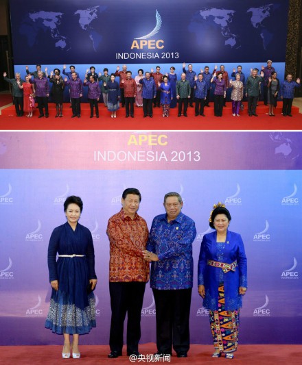 领导人着印尼华人企业制衣出席APEC会议