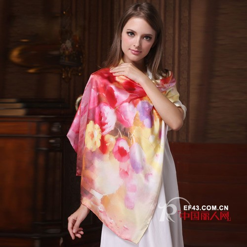 百变真丝围巾,让你天天都有新感觉!