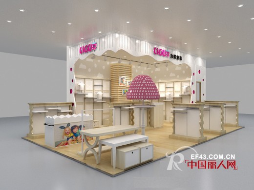 力果童装 分享三大店铺效果图