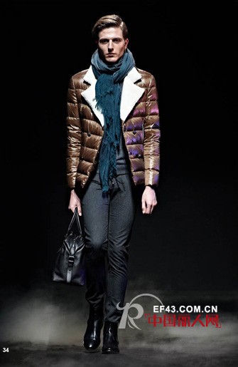 冬季男士羽绒轻时尚 多彩羽绒服也能轻松搭配