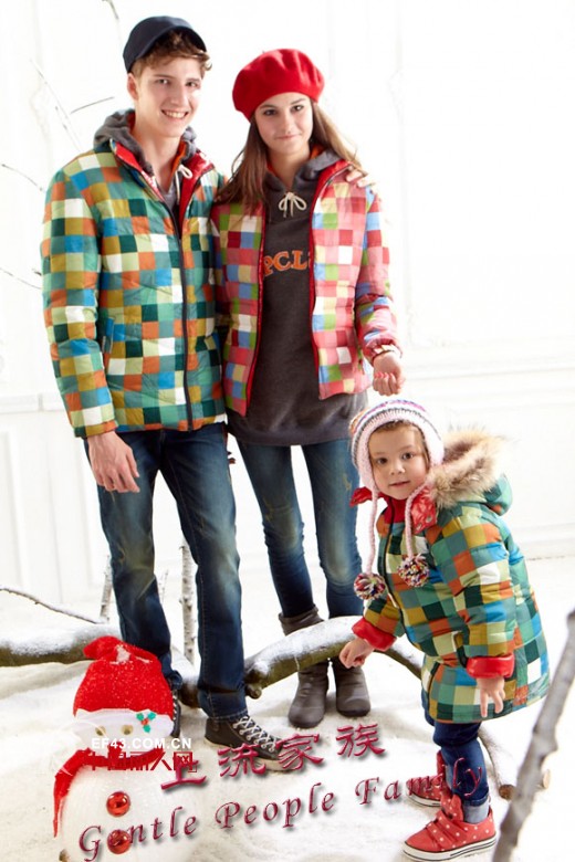 时尚亲子装羽绒服款式 秋冬流行元素大搜罗