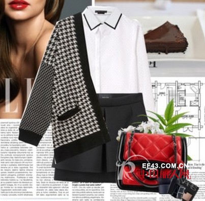 经典红与黑  打造秋日惊艳印象