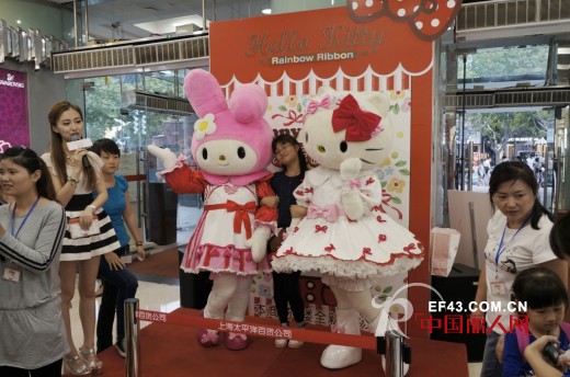 hello kitty少女内衣上海太平洋百货淮海店盛大开业