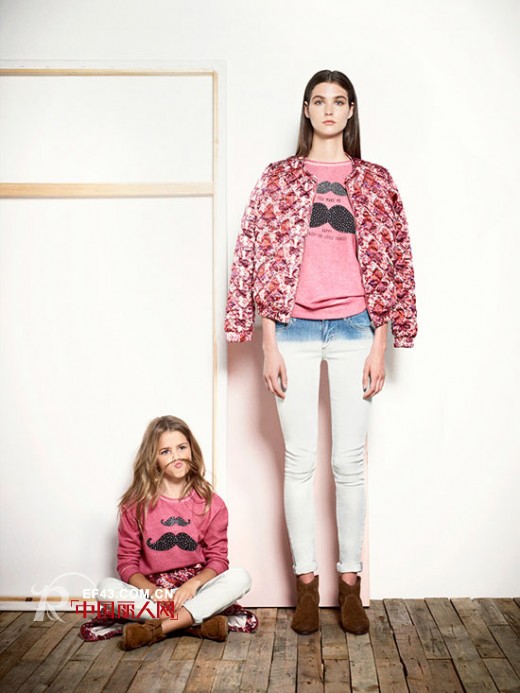 2013秋冬亲子装搭配 打造最时尚母女装