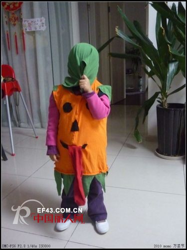 教您旧衣物自制宝宝的万圣节服装