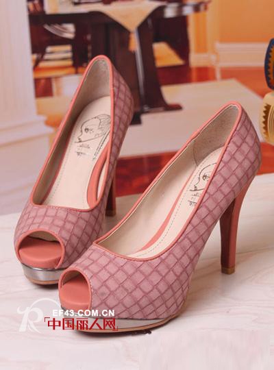 初秋优雅气质露趾高跟鞋 尽显女神范儿