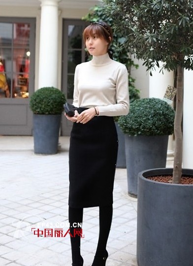 秋季修身铅笔裙搭配  个性OL女王非你莫属