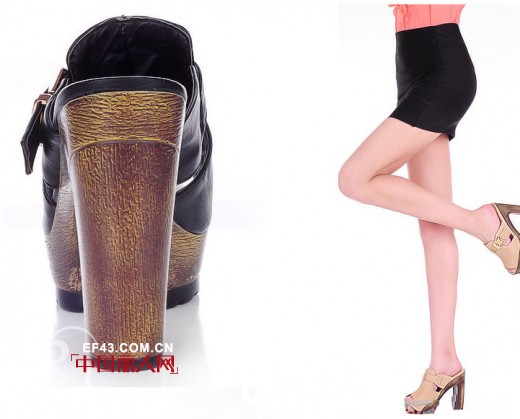 鱼嘴鞋的搭配让你变得性感