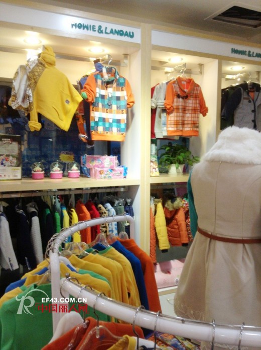 虹猫蓝兔童装湖南代理展厅全新升级装修