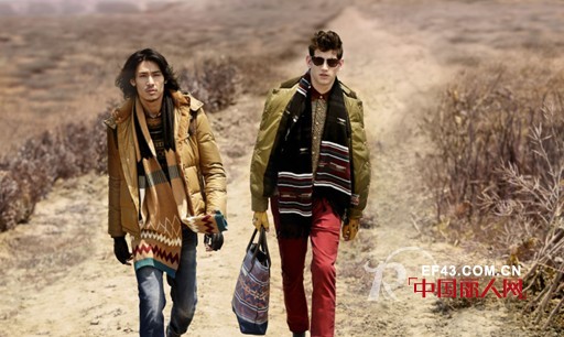 纳瓦霍森林里的游牧人 马克华菲JEANS男装2013冬季新品