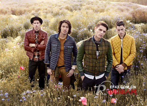 纳瓦霍森林里的游牧人 马克华菲JEANS男装2013冬季新品