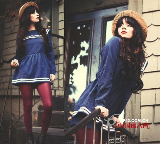 连衣裙+宽檐帽 不一样的连衣裙诠释