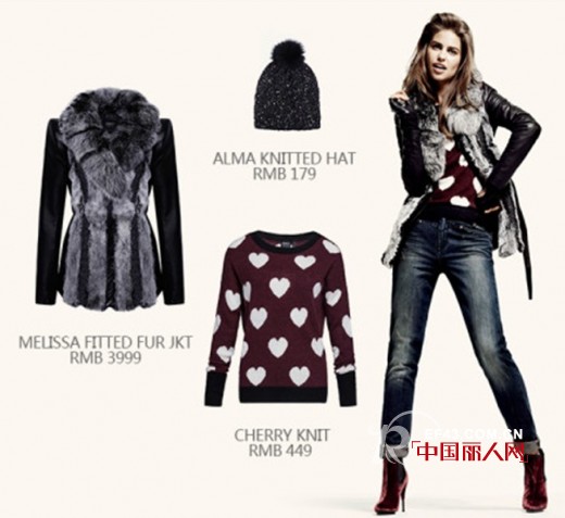 ONLY女装冬季新风尚  复古俏丽的浪漫主义