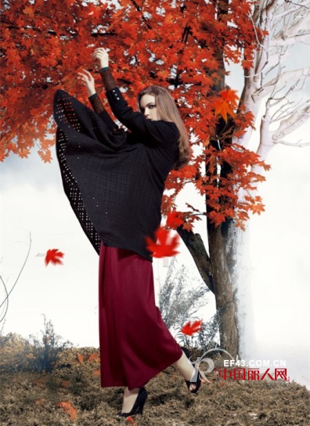 红裙子搭配 红色长裙秋装新款上市